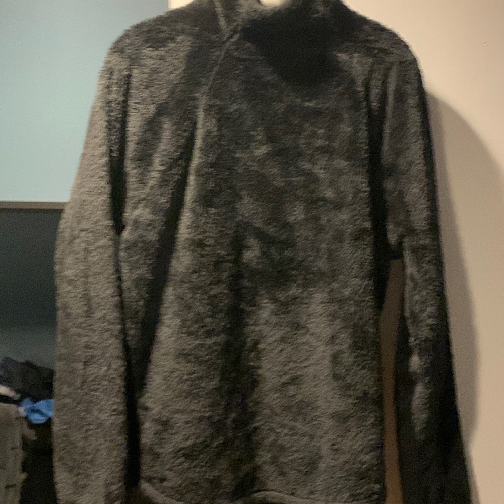 Women’s fleece mock neck coat